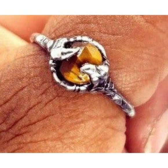 Tiger eye ring size 11.5 - Picture 1 of 12